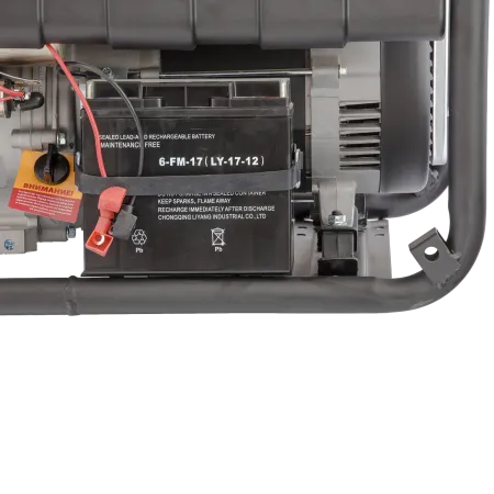 Генератор бензиновый DENZEL PS 55 EA, 5.5 кВт, 230 В, 25 л, электростартер