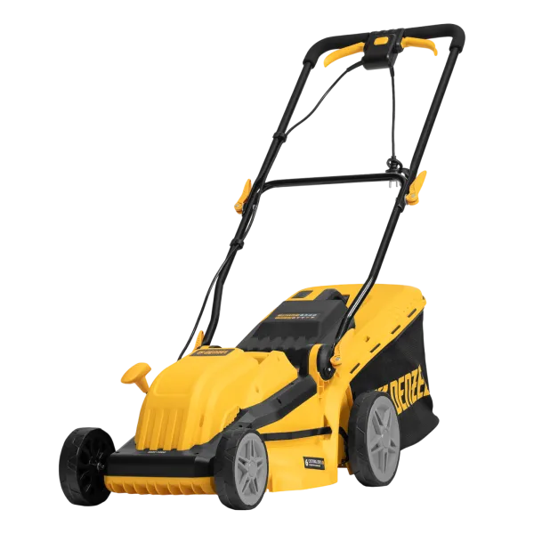 Газонокосилка электрическая DENZEL GMC-1800, шир. 38см, 1800 Вт, 6 уров., травосб. 35 л