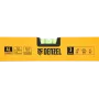 Уровень алюминиевый DENZEL магнит., фрезерованный, 3 глазка (1 зеркал.), 0,5 мм/м, 1000 мм