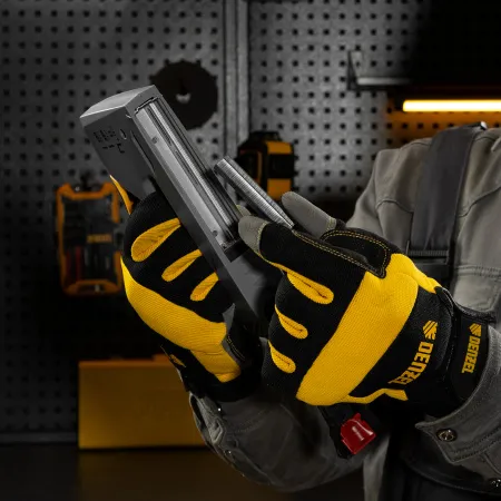 Степлер мебельный DENZEL пластиковый корпус, тип 53, 6-14 мм, тип 300, 15 мм, тип 500, 15 мм