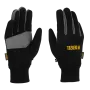 Перчатки универсальные DENZEL, двойные, работа с сенсорным экраном, вязанная манжета, размер 9