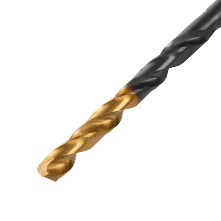 Сверло по металлу DENZEL 3,8 мм, HSS-Tin, Golden Tip, 10 шт.