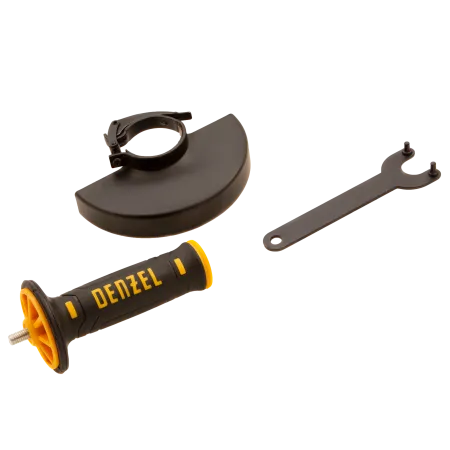 Машина шлифовальная угловая DENZEL AG125-1100, 1100 Вт, 125 мм, 3000-11000 об/мин