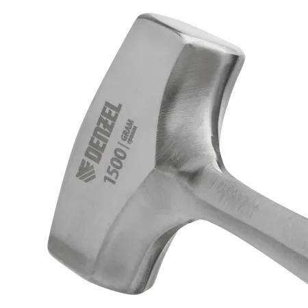 Кувалда DENZEL 1,5 кг, цельнометаллическая, двухкомпонентная рукоятка