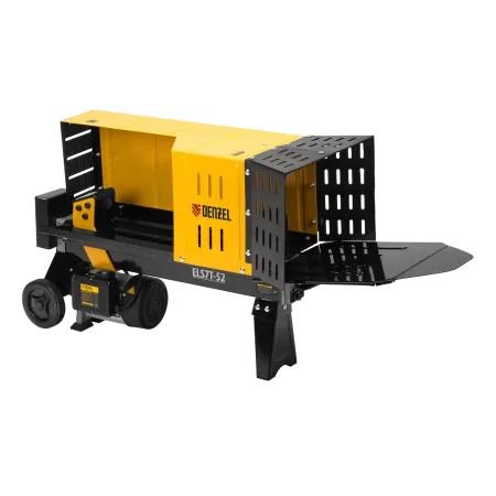 Дровокол электрический DENZEL ELS7T-52, 2300 Вт, сила раскола 7т, макс. размеры полена D250 x 520 мм