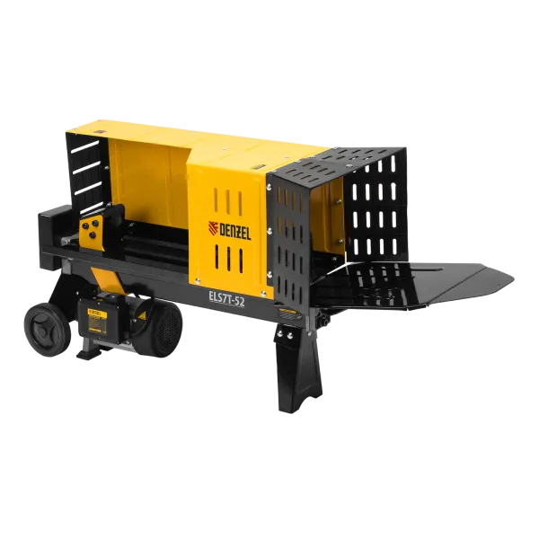 Дровокол электрический DENZEL ELS7T-52, 2300 Вт, сила раскола 7т, макс. размеры полена D250 x 520 мм