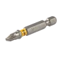 Бита DENZEL PZ2х50, сталь S2, шестигранный профиль, 10 шт. Е 6,3