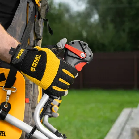 Триммер бензиновый DENZEL DT 52, 52 см3, 3 л.с, неразъемная штанга