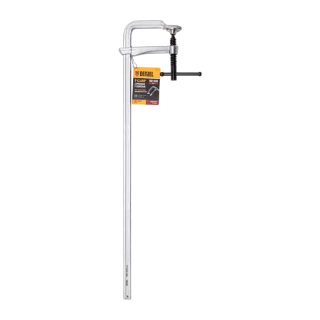 Струбцина DENZEL F-образная, 100x600мм, кованая