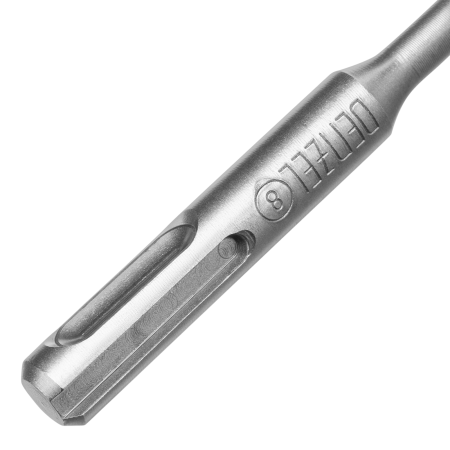 Бур по бетону DENZEL, цельная крестовая пластина, 8x315 мм, SDS PLUS