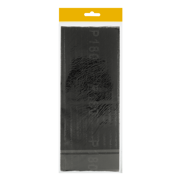 Сетка абразивная DENZEL 75177, P180, 115 x 280 мм, 5 шт.