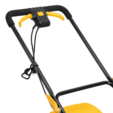 Газонокосилка электрическая DENZEL GMC-1800, шир. 38см, 1800 Вт, 6 уров., травосб. 35 л