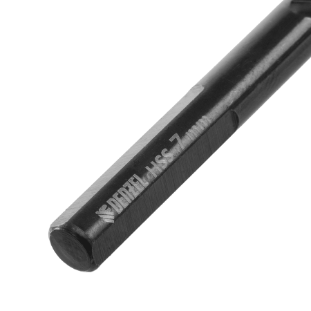 Сверло по металлу DENZEL 7 мм, HSS-Tin, Golden Tip, 10 шт.