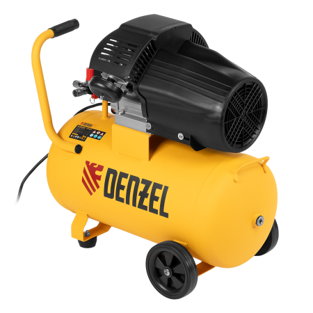 Компрессор воздушный прям. привод DENZEL DCV1800/50, 1,8 кВт, 50 литров, 320 л/мин