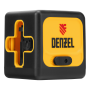 Лазерный уровень DENZEL DQB-T, 30 м, зеленый луч, батарейки, штатив