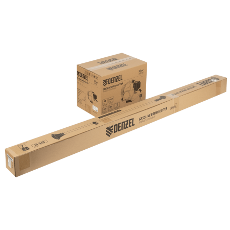 Триммер бензиновый DENZEL DTS-52, 52 см3, неразъемная штанга, состоит из 2 частей