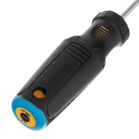 Отвертка DENZEL SL4х100 мм, CrV, трехкомпонентная рукоятка