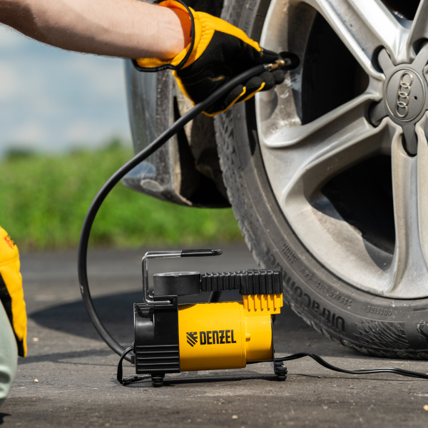 Автомобильный компрессор DENZEL DС-20,12В, 7 атм, 35 л/мин