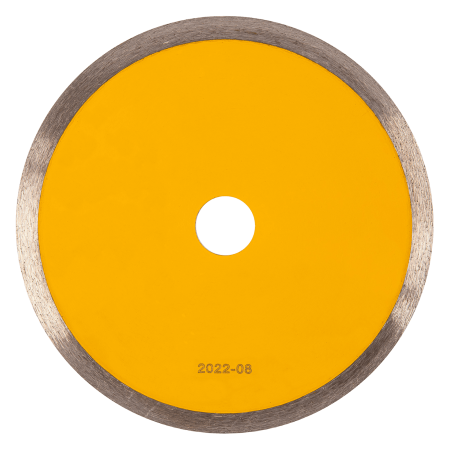 Диск алмазный сплошной DENZEL супертонкий, 180 х 25,4 мм, горячее прессование, мокрое резание