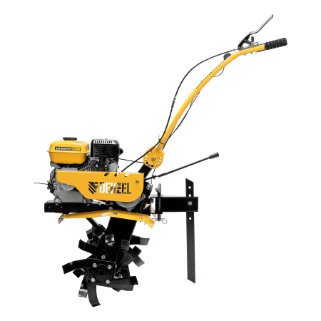 Мотоблок DENZEL DPT-270SB, 7 л.с., ремен.сцеп, фрез 3х4, ШОМ, без колес, передачи 2В/1Н