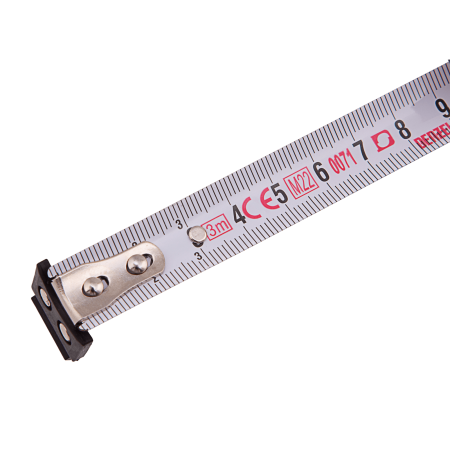 Рулетка DENZEL 3м х 16мм, двухкомп. корпус, магнитный обрезиненный зацеп