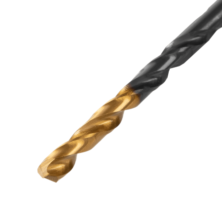 Сверло по металлу DENZEL 3,8 мм, HSS-Tin, Golden Tip, 10 шт.