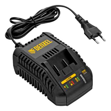 Дрель-шуруповерт аккумуляторная ударная DENZEL CID-18-02BM, Li-Ion, 18 В, 2 акк.