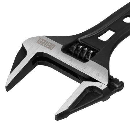 Ключ разводной DENZEL 135 мм, CrV, кованый, укороченная рукоятка