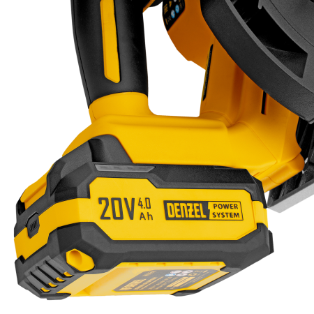 Пила циркулярная аккумуляторная бесщет. DENZEL CCSH-BL-20-185, 185 мм, Li-Ion, 20 В