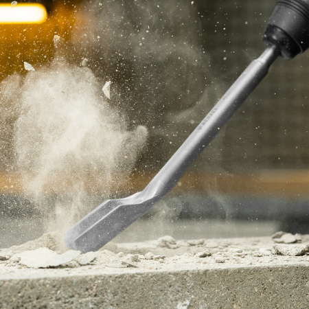 Зубило DENZEL канальное, 14 х 22 х 250 мм, 40Cr, SDS PLUS