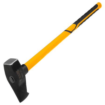 Колун-кувалда DENZEL 4000 г, кованая, фибергласовая  рукоятка c TPR покрытием, 880 мм