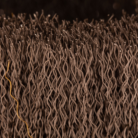 Щетка для УШМ DENZEL 746053, 100 мм, «чашка», витая нержавеющая проволока 0.3 мм, М14