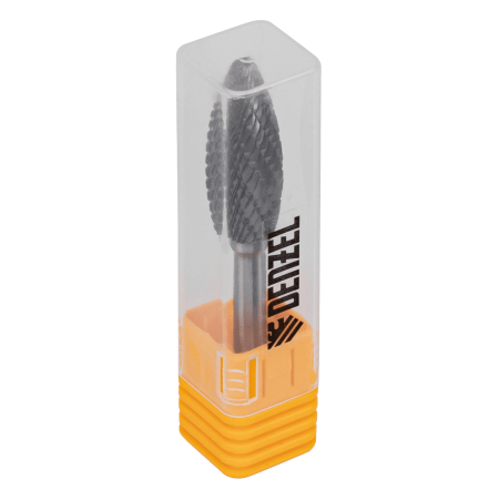 Борфреза по металлу DENZEL твердосплавная, элипсообразная, тип-H, 12 мм