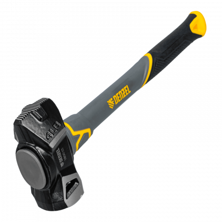 Кувалда с клиновидным бойком DENZEL 1,8 кг, фибергласовая рукоятка c TPR