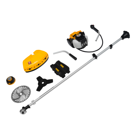 Триммер бензиновый DENZEL DTL-37-4T, 4-тактный, 37 см3, неразъемная штанга