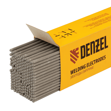 Электроды DENZEL DER-13/55, диам. 3 мм, 5 кг, основное покрытие