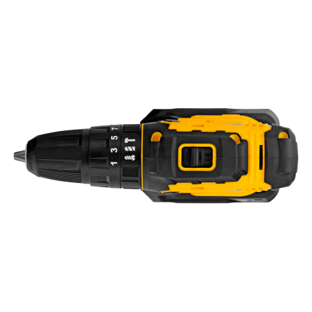 Дрель-шуруповерт аккумуляторная ударная DENZEL CID-18-02BM, Li-Ion, 18 В, 2 акк.