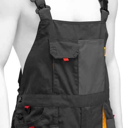 Полукомбинезон профессиональный рабочий DENZEL 65% полиэстер 35% хлопок, XL