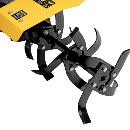 Мотоблок DENZEL DPT-170SB, 7 л.с., ремен.сцеп, фрез 3х4, ШОМ, без колес, передачи 2В/1Н