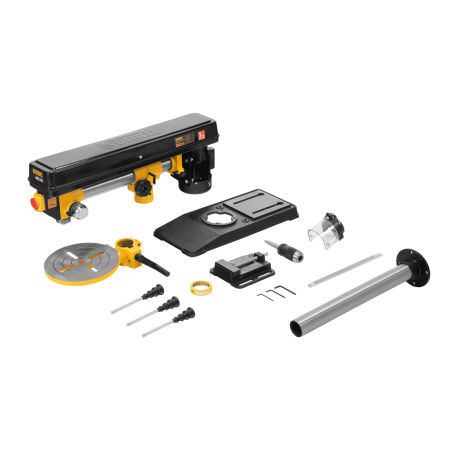 Станок сверлильный радиальный DENZEL DDM-550R, 550 Вт, 16 мм, 12 ск., настольный