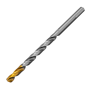 Сверло спиральное по металлу DENZEL 8,5 х 165 мм, Р6М5, Golden Tip, удлиненное
