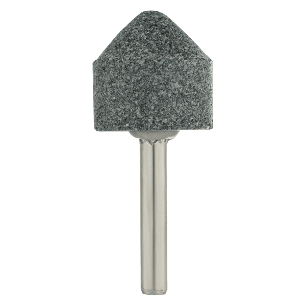 Шарошка абразивная DENZEL конус, для дрели, 25 x 25 мм, хвостовик d6 мм, 63С