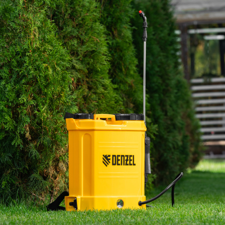 Опрыскиватель ранцевый аккумуляторный DENZEL D-12LA, 12 л, 12 В, 8 Ач
