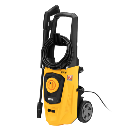 Моечная машина высокого давления DENZEL R-170, 2000 Вт, 170 бар, 360 л/ч, колесная