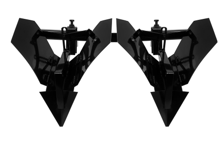 Окучник DENZEL 2-рядный, без сцепки