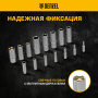 Набор инструментов DENZEL 1/2", 1/4", CrV, S2, пластиковый кейс, 82 предмета