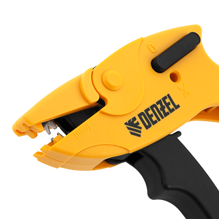 Щипцы для зачистки электропроводов DENZEL сечением 0,2-6 мм2, функция обрезания проводов