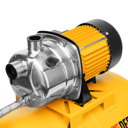 Насосная станция DENZEL PSL1100X, 1100 Вт, 3600 л/ч, ресивер 50 л, подъем 45 м, нержавейка