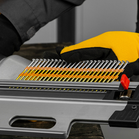 Гвозди DENZEL для пнев. нейлера (оцинк.), длина - 65 мм, диам. - 2,9 мм, 2000 шт.