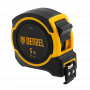 Рулетка DENZEL 5м х 19мм, двухкомп. корпус, магнитный обрезиненный зацеп